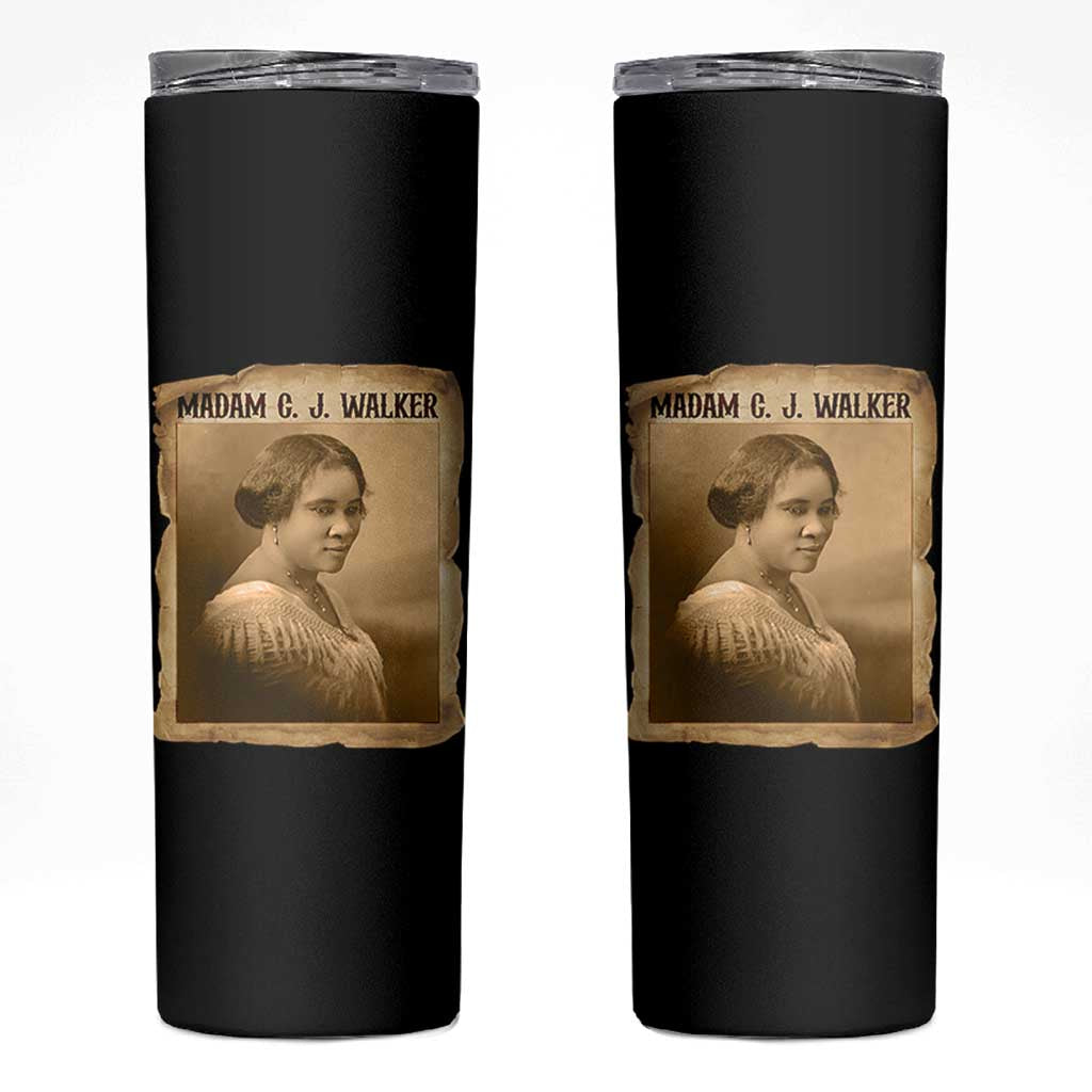Madam CJ Walker Skinny Tumbler Female Empowerment History Gift - Wonder Print Shop