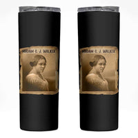 Madam CJ Walker Skinny Tumbler Female Empowerment History Gift - Wonder Print Shop