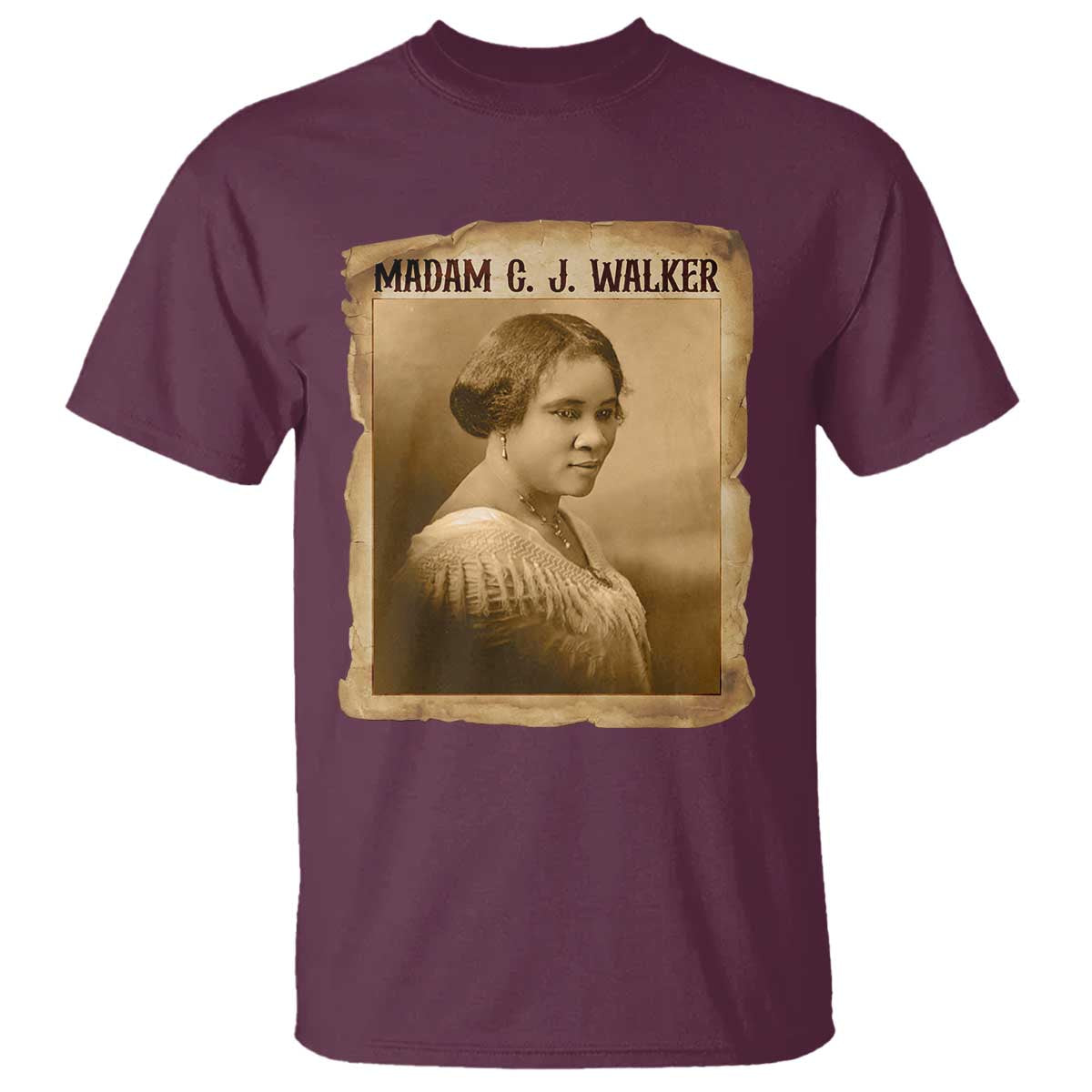 Madam CJ Walker T Shirt Female Empowerment History Gift - Wonder Print Shop
