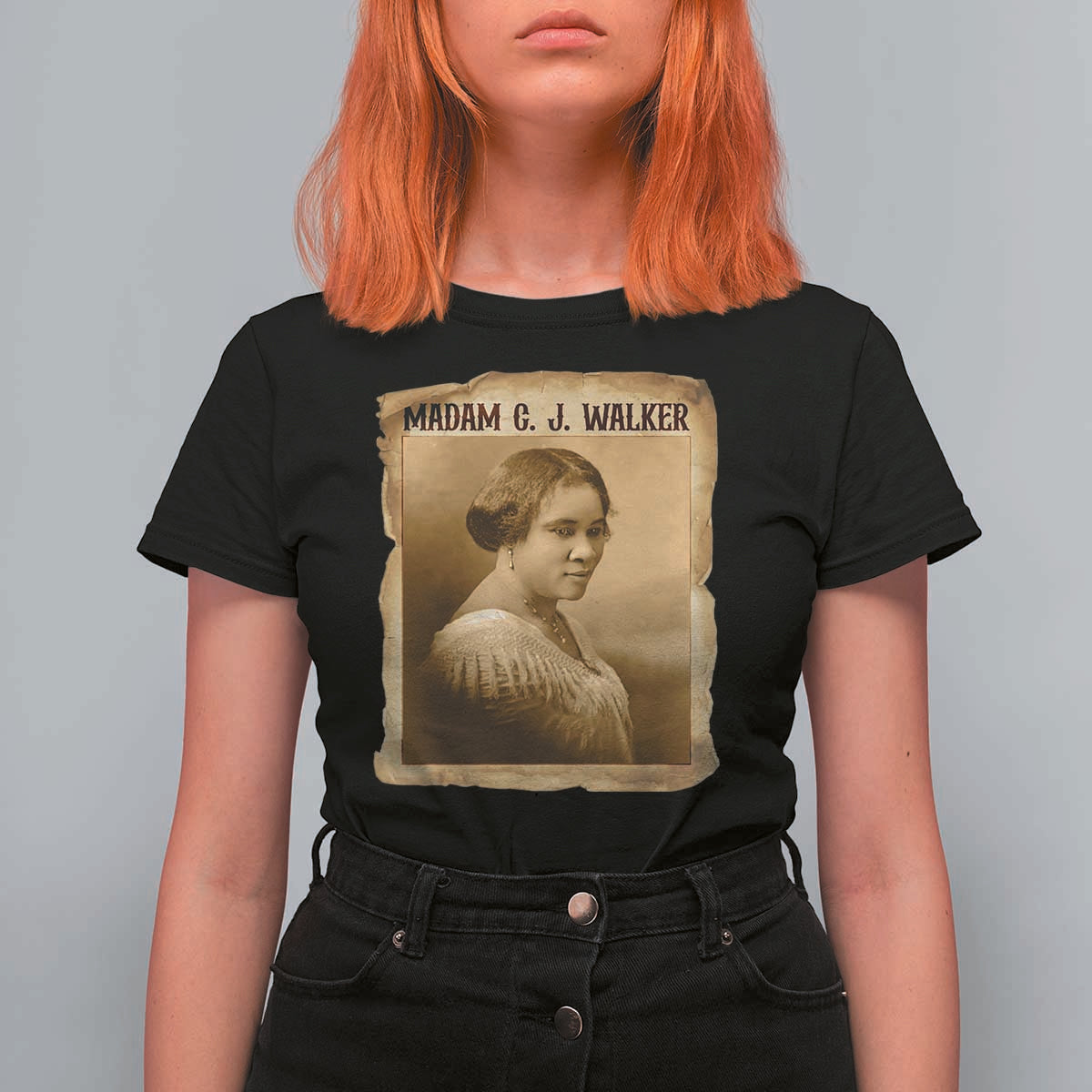Madam CJ Walker T Shirt For Women Female Empowerment History Gift - Wonder Print Shop