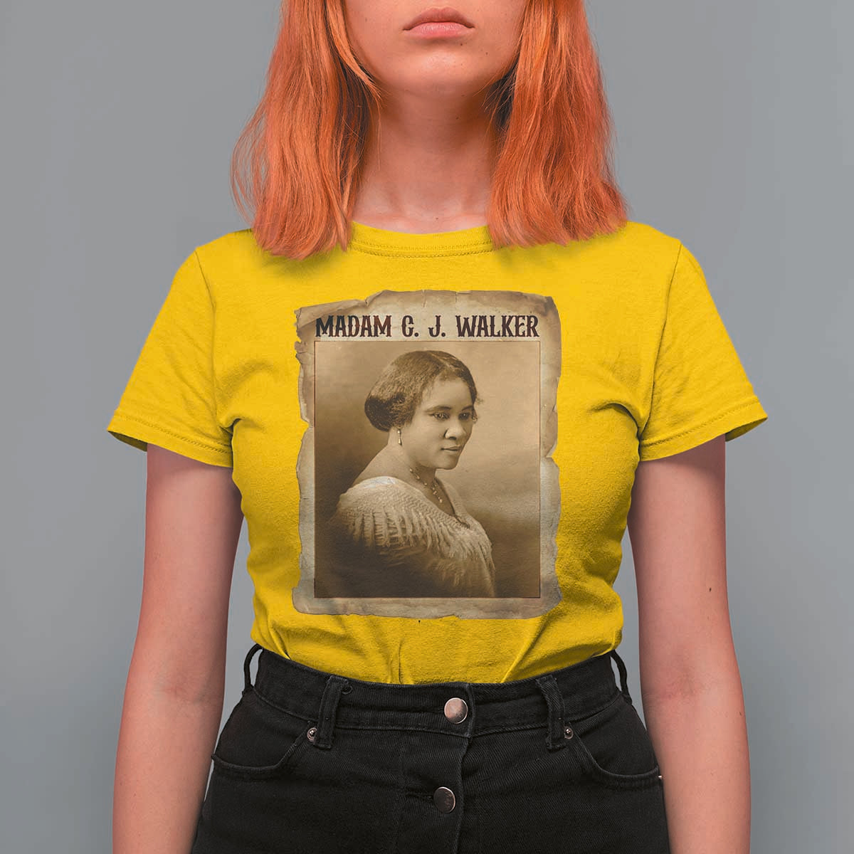 Madam CJ Walker T Shirt For Women Female Empowerment History Gift - Wonder Print Shop