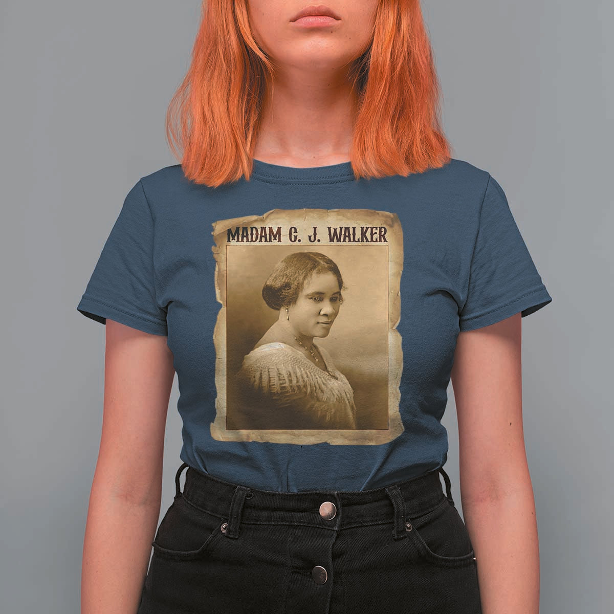 Madam CJ Walker T Shirt For Women Female Empowerment History Gift - Wonder Print Shop
