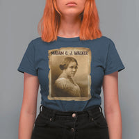Madam CJ Walker T Shirt For Women Female Empowerment History Gift - Wonder Print Shop