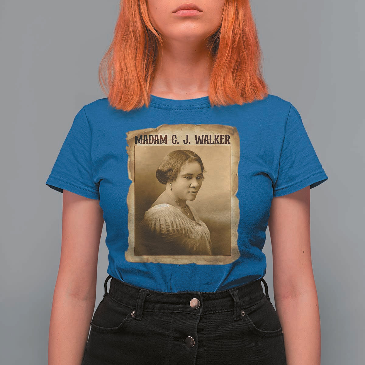 Madam CJ Walker T Shirt For Women Female Empowerment History Gift - Wonder Print Shop