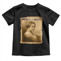 Madam CJ Walker Toddler T Shirt Female Empowerment History Gift - Wonder Print Shop