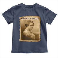 Madam CJ Walker Toddler T Shirt Female Empowerment History Gift - Wonder Print Shop