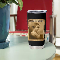 Madam CJ Walker Tumbler Cup Female Empowerment History Gift - Wonder Print Shop