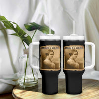 Madam CJ Walker Tumbler With Handle Female Empowerment History Gift - Wonder Print Shop