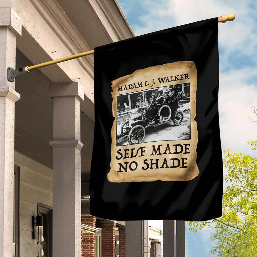 Madam CJ Walker Self Made Millionaire Garden Flag Strong Black Woman Leader - Wonder Print Shop