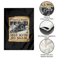 Madam CJ Walker Self Made Millionaire Garden Flag Strong Black Woman Leader - Wonder Print Shop