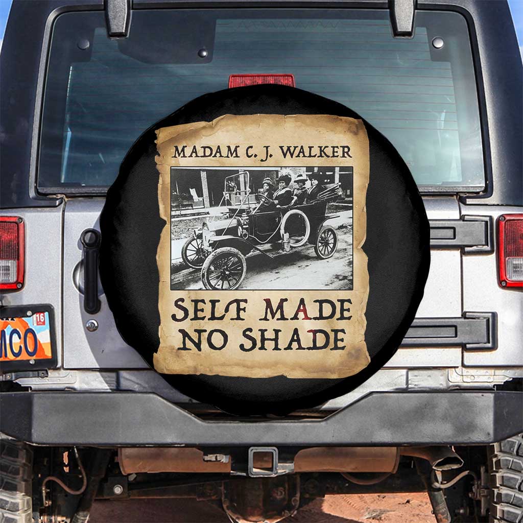 Madam CJ Walker Self Made Millionaire Spare Tire Cover Strong Black Woman Leader - Wonder Print Shop