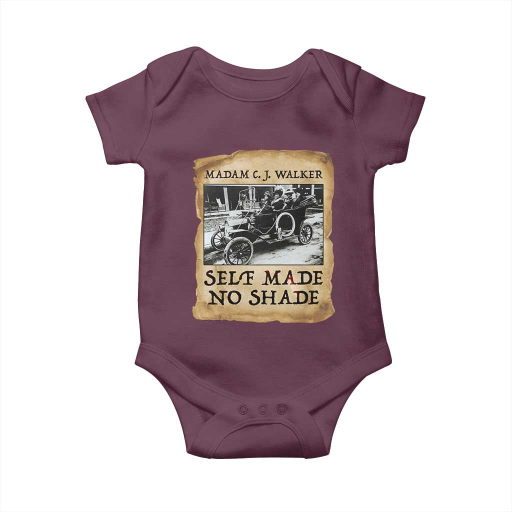 Madam CJ Walker Self Made Millionaire Baby Onesie Strong Black Woman Leader - Wonder Print Shop