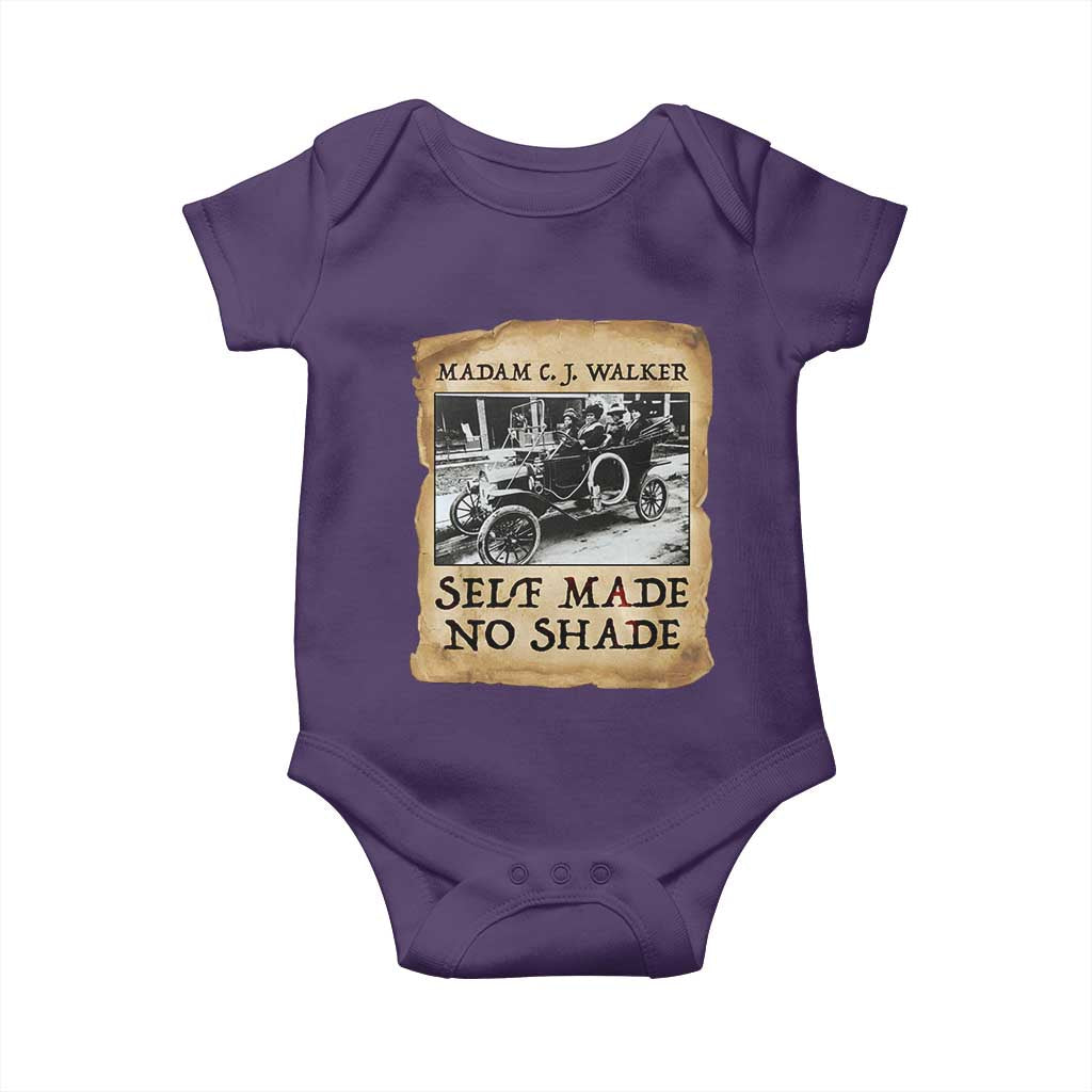 Madam CJ Walker Self Made Millionaire Baby Onesie Strong Black Woman Leader - Wonder Print Shop