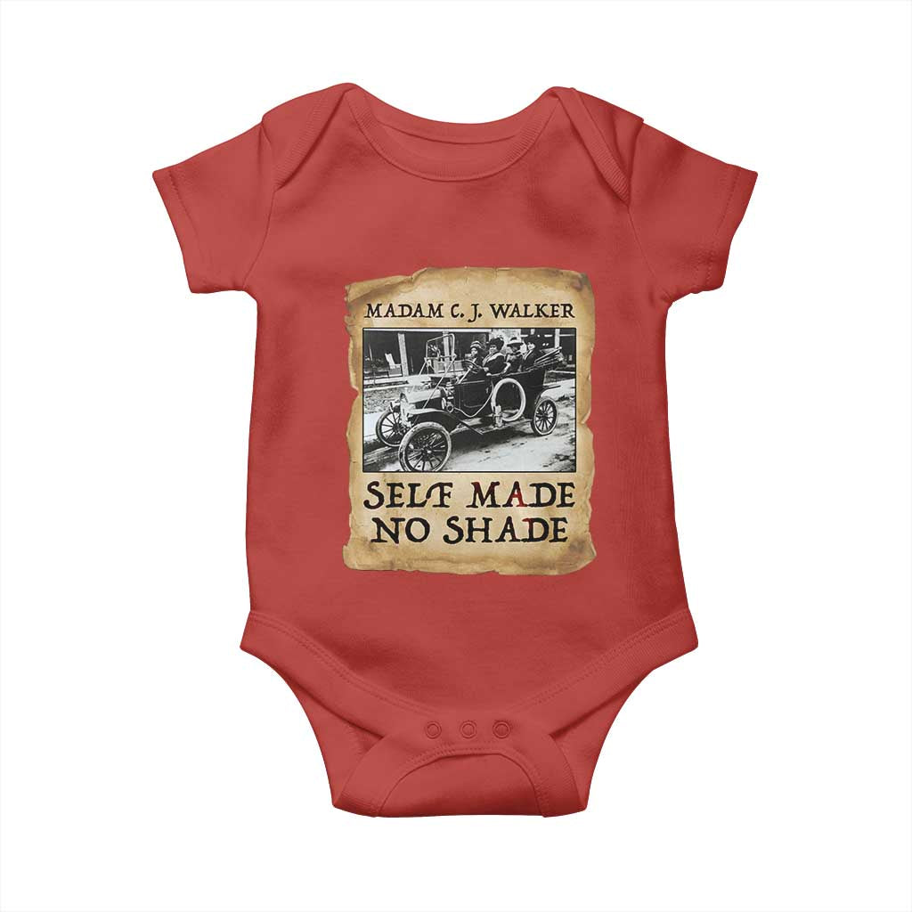 Madam CJ Walker Self Made Millionaire Baby Onesie Strong Black Woman Leader - Wonder Print Shop
