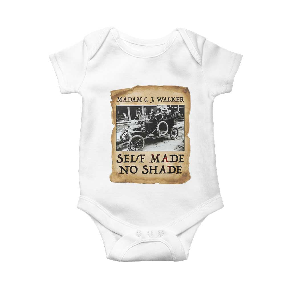 Madam CJ Walker Self Made Millionaire Baby Onesie Strong Black Woman Leader - Wonder Print Shop