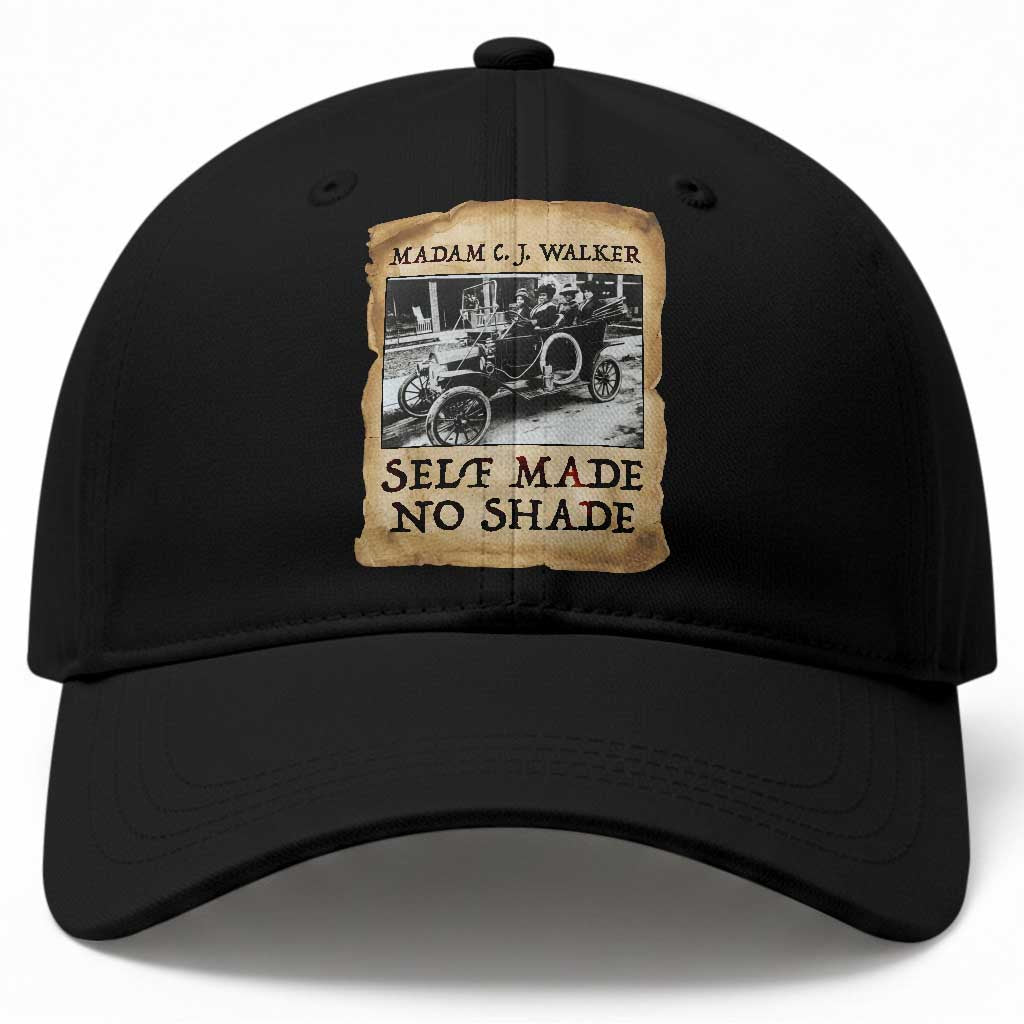 Madam CJ Walker Self Made Millionaire Baseball Cap Strong Black Woman Leader