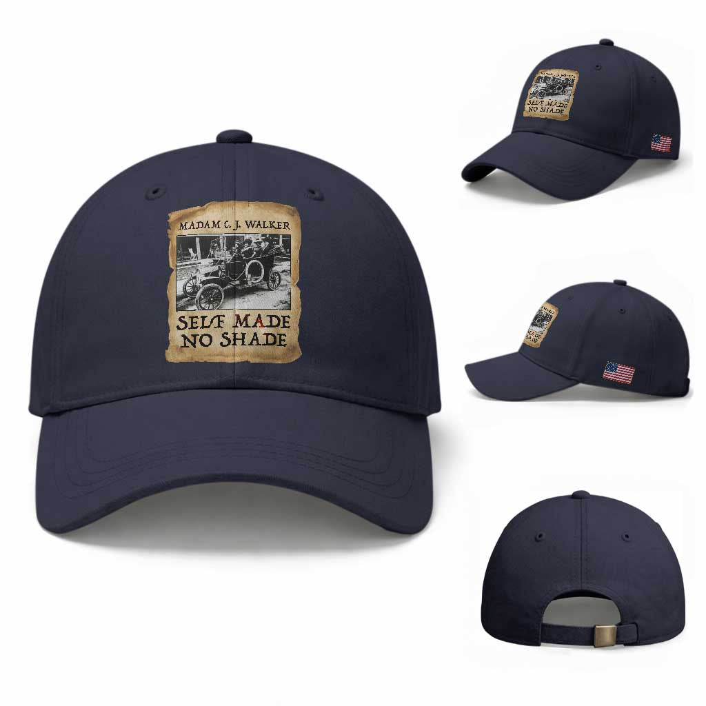 Madam CJ Walker Self Made Millionaire Baseball Cap Strong Black Woman Leader