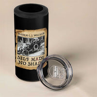 Madam CJ Walker Self Made Millionaire 4 in 1 Can Cooler Tumbler Strong Black Woman Leader - Wonder Print Shop
