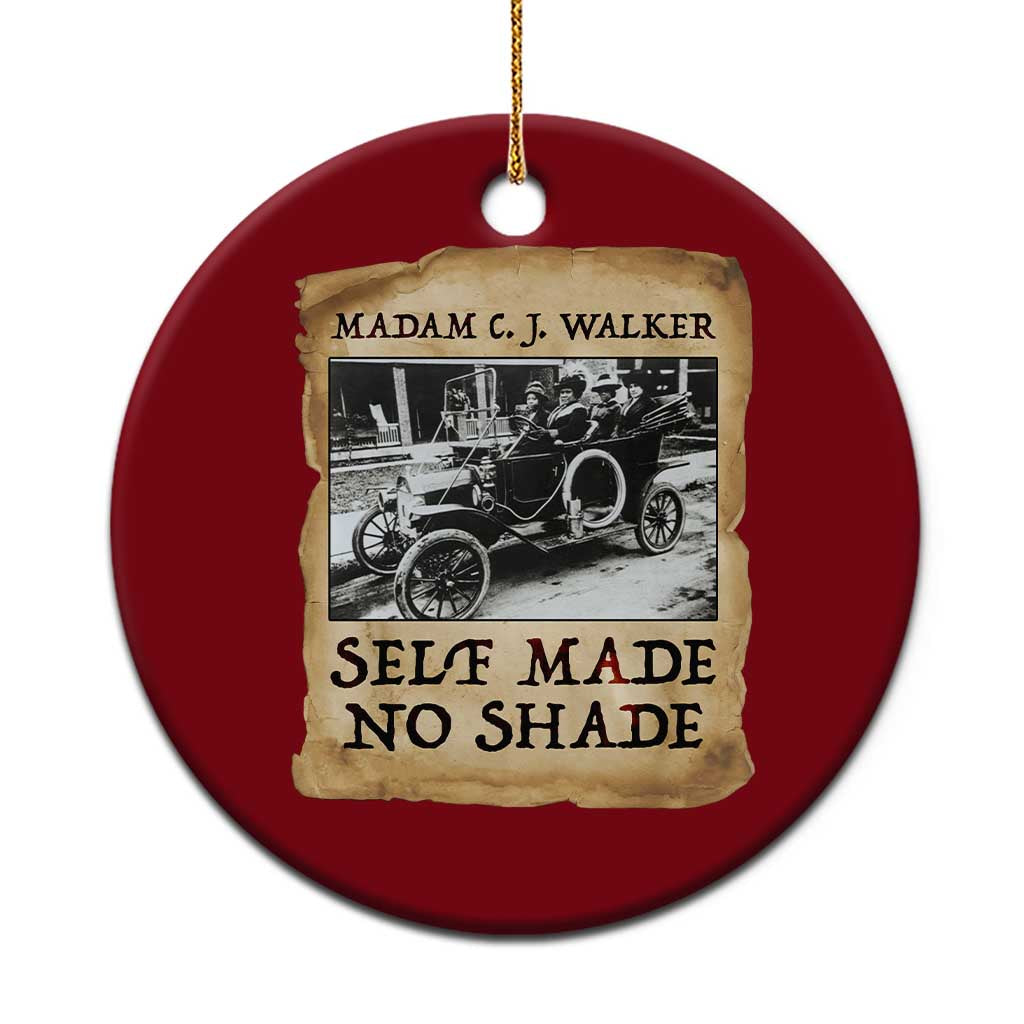 Madam CJ Walker Self Made Millionaire Ceramic Ornament Strong Black Woman Leader - Wonder Print Shop