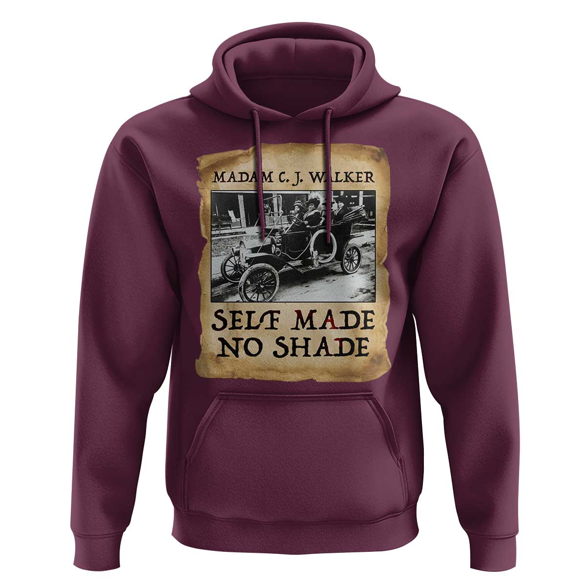 Madam CJ Walker Self Made Millionaire Hoodie Strong Black Woman Leader - Wonder Print Shop