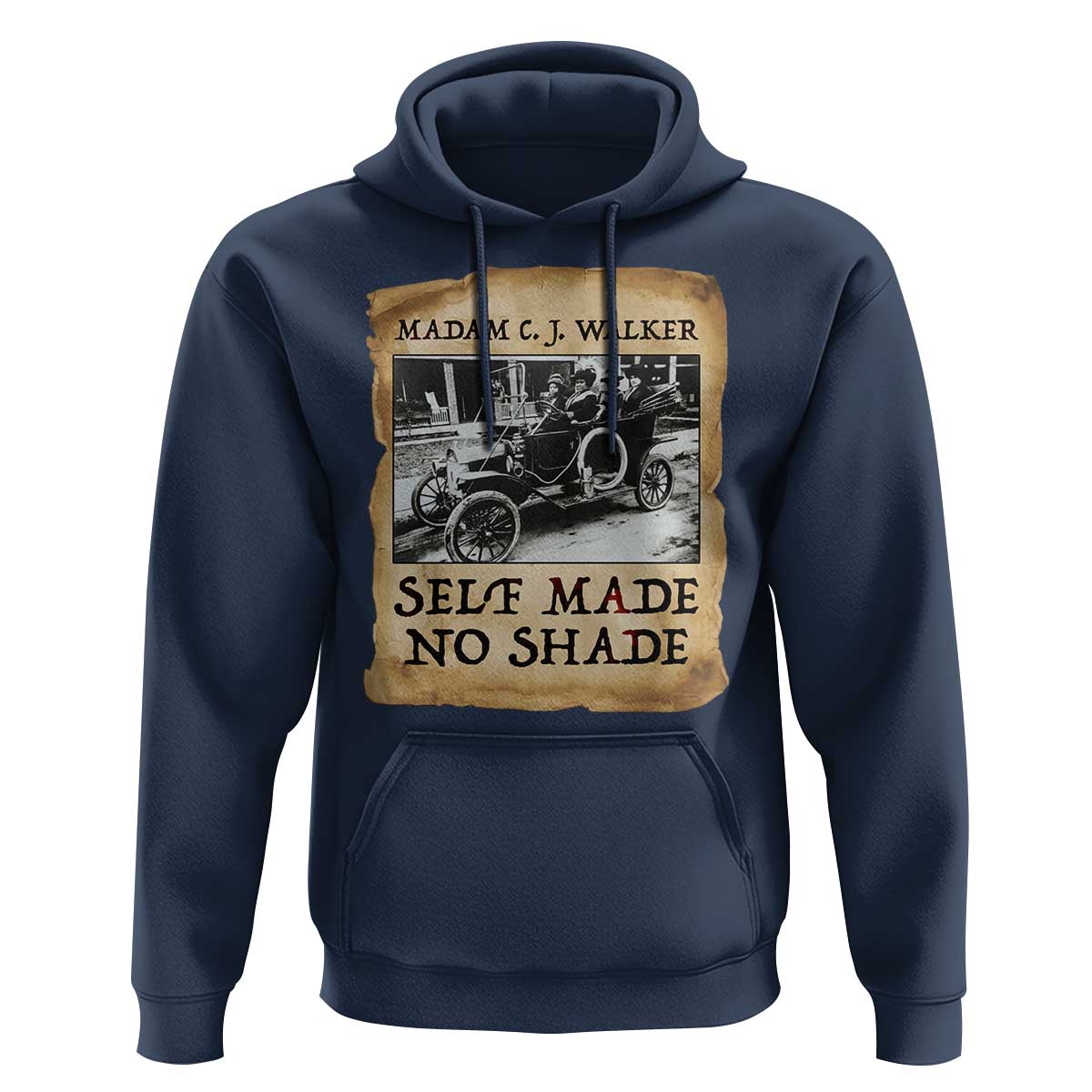 Madam CJ Walker Self Made Millionaire Hoodie Strong Black Woman Leader - Wonder Print Shop