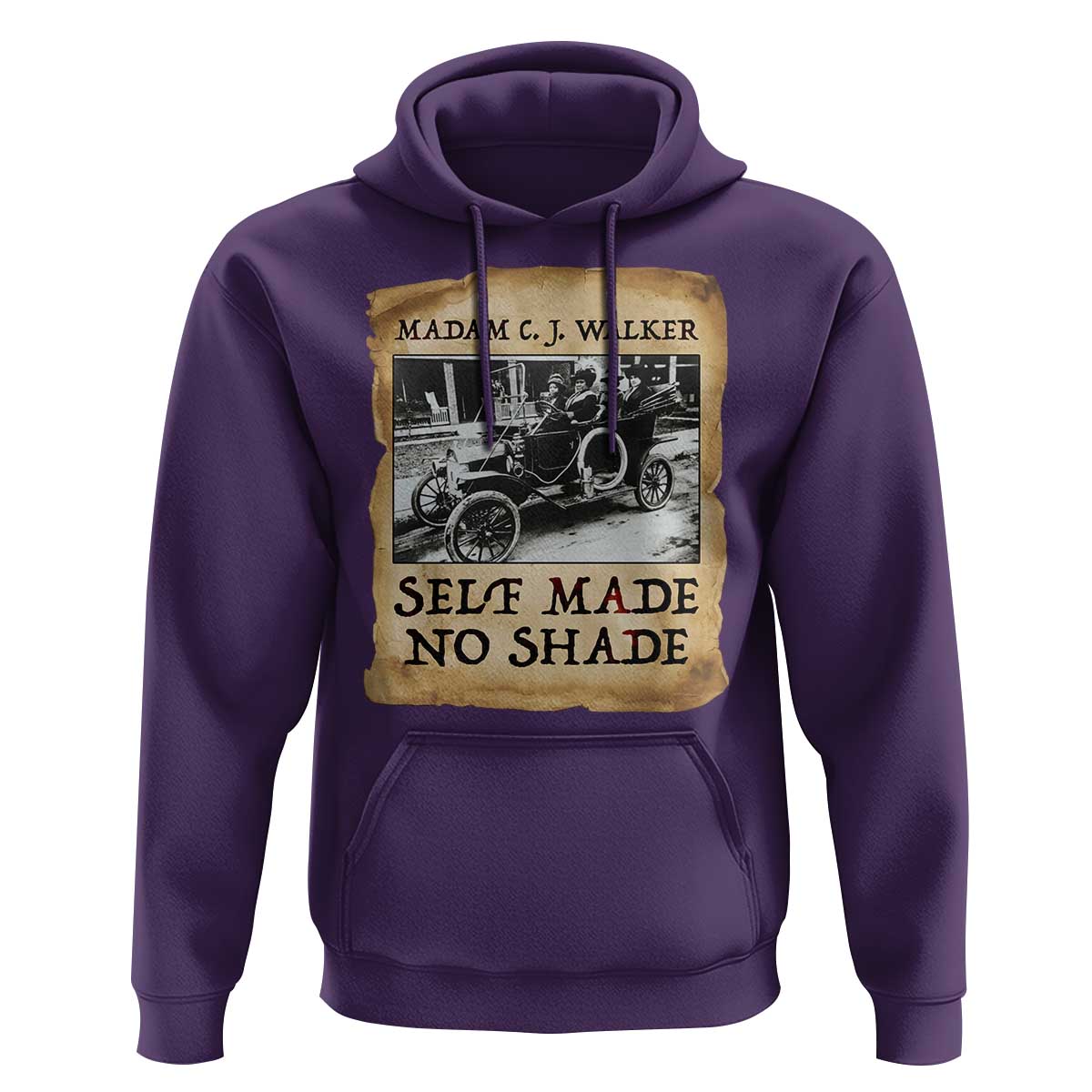 Madam CJ Walker Self Made Millionaire Hoodie Strong Black Woman Leader - Wonder Print Shop