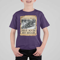 Madam CJ Walker Self Made Millionaire T Shirt For Kid Strong Black Woman Leader - Wonder Print Shop