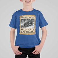 Madam CJ Walker Self Made Millionaire T Shirt For Kid Strong Black Woman Leader - Wonder Print Shop
