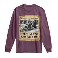 Madam CJ Walker Self Made Millionaire Long Sleeve Shirt Strong Black Woman Leader - Wonder Print Shop