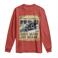 Madam CJ Walker Self Made Millionaire Long Sleeve Shirt Strong Black Woman Leader - Wonder Print Shop
