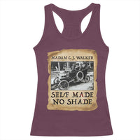Madam CJ Walker Self Made Millionaire Racerback Tank Top Strong Black Woman Leader - Wonder Print Shop