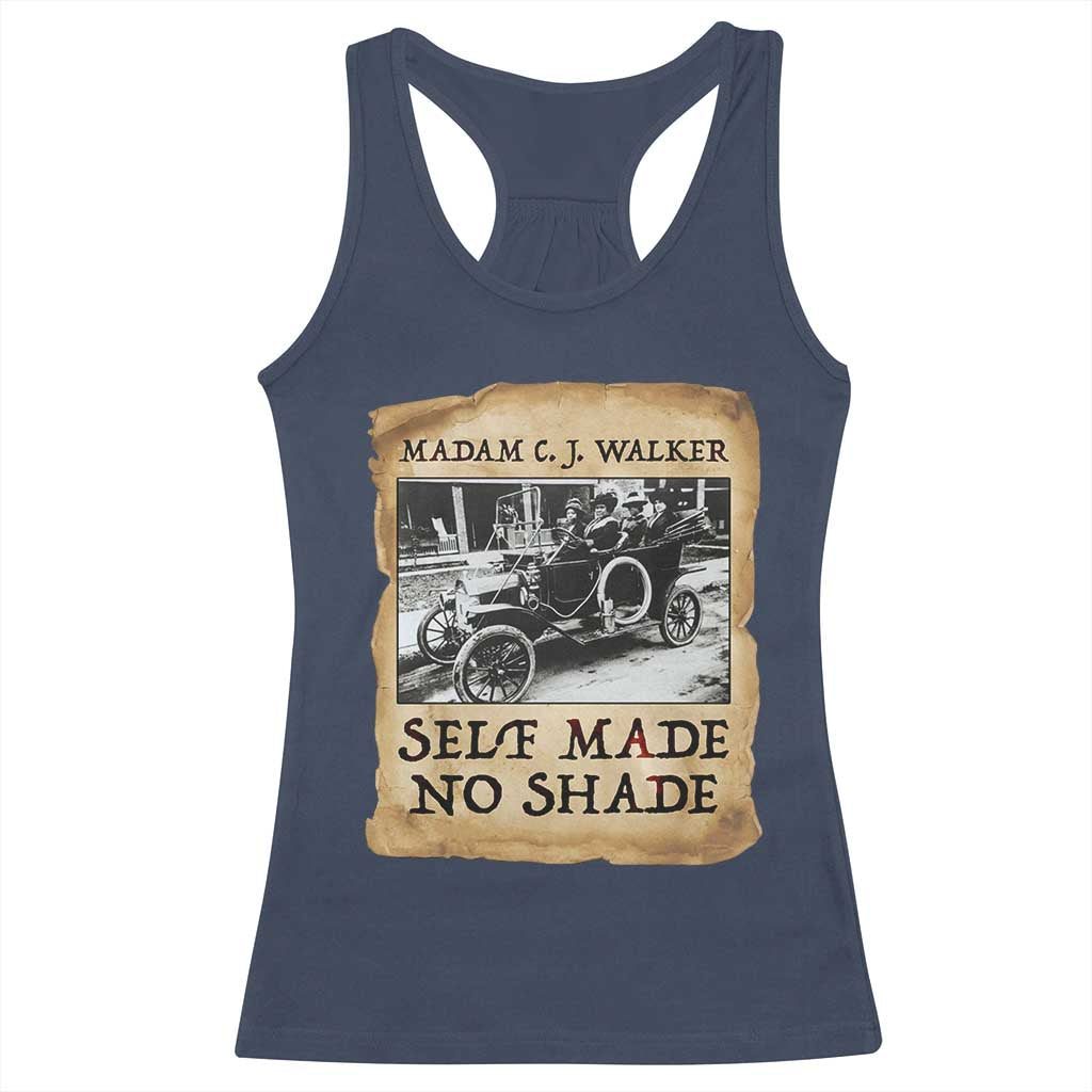 Madam CJ Walker Self Made Millionaire Racerback Tank Top Strong Black Woman Leader - Wonder Print Shop