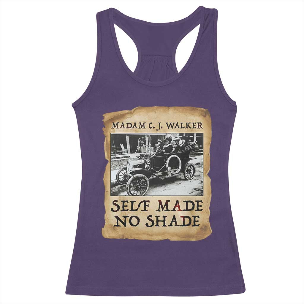 Madam CJ Walker Self Made Millionaire Racerback Tank Top Strong Black Woman Leader - Wonder Print Shop