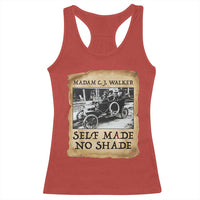 Madam CJ Walker Self Made Millionaire Racerback Tank Top Strong Black Woman Leader - Wonder Print Shop