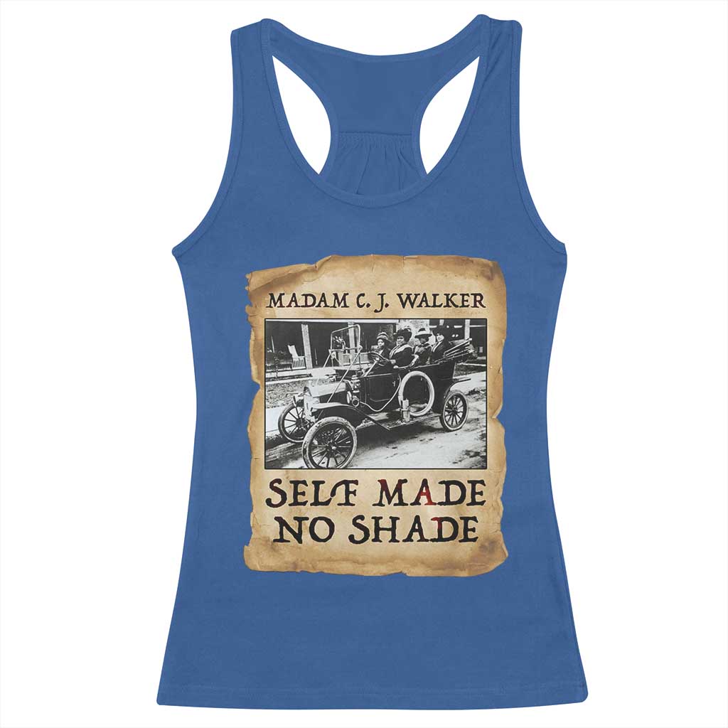 Madam CJ Walker Self Made Millionaire Racerback Tank Top Strong Black Woman Leader - Wonder Print Shop