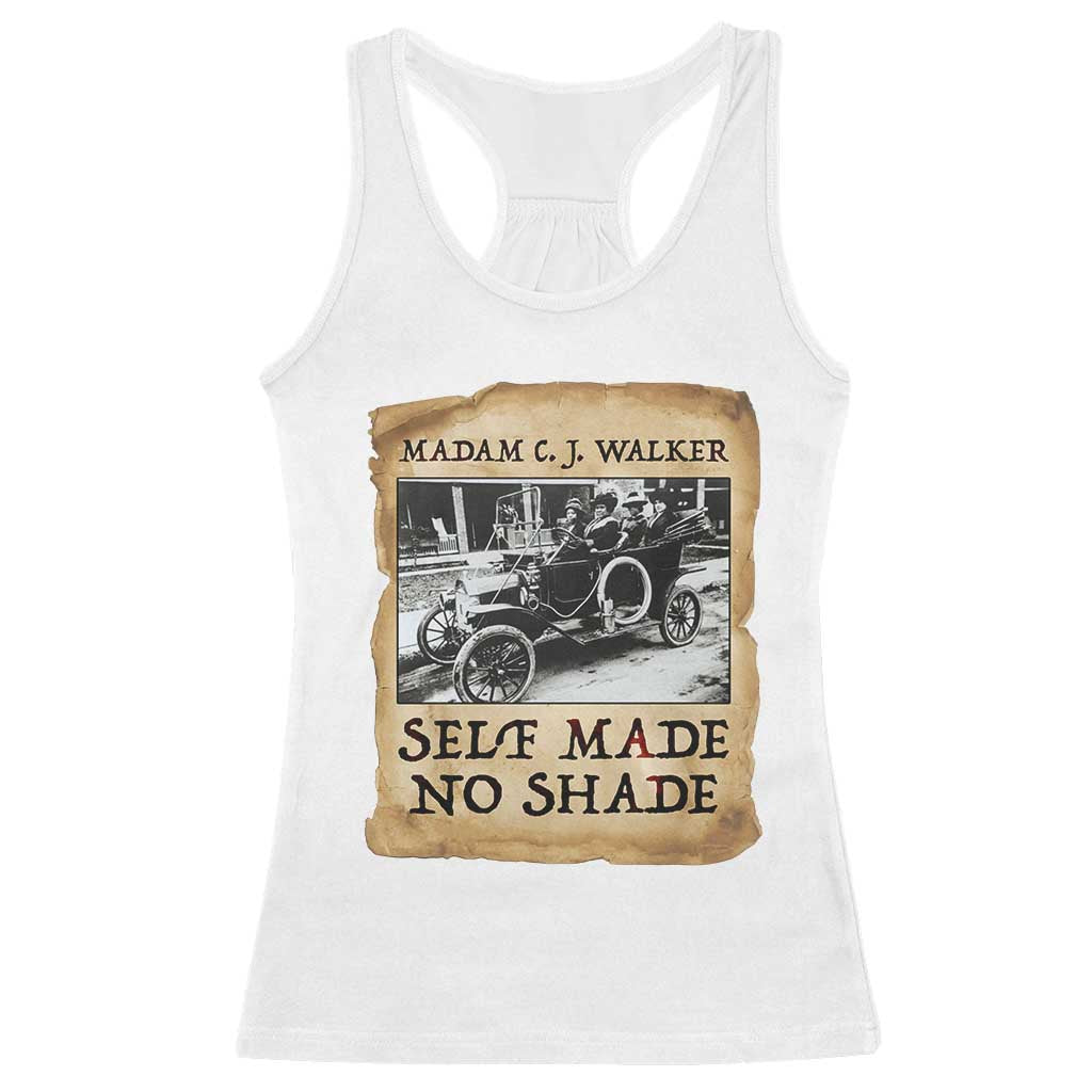 Madam CJ Walker Self Made Millionaire Racerback Tank Top Strong Black Woman Leader - Wonder Print Shop