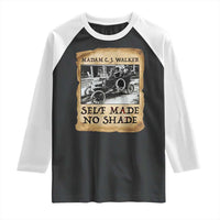 Madam CJ Walker Self Made Millionaire Raglan Shirt Strong Black Woman Leader - Wonder Print Shop