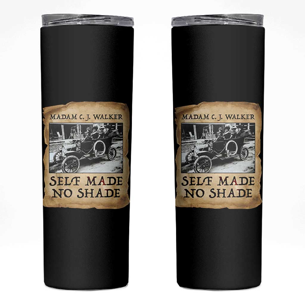 Madam CJ Walker Self Made Millionaire Skinny Tumbler Strong Black Woman Leader - Wonder Print Shop
