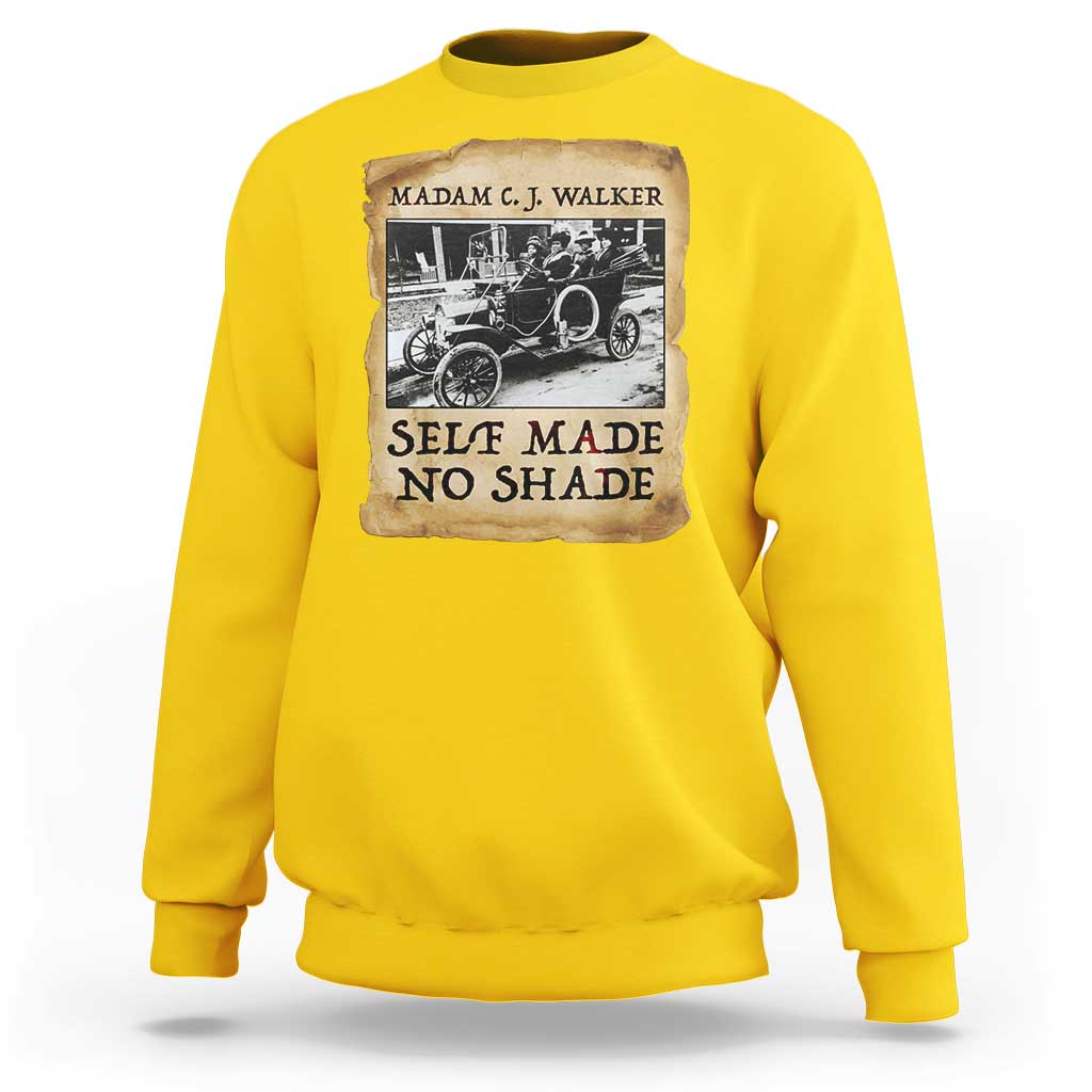 Madam CJ Walker Self Made Millionaire Sweatshirt Strong Black Woman Leader - Wonder Print Shop