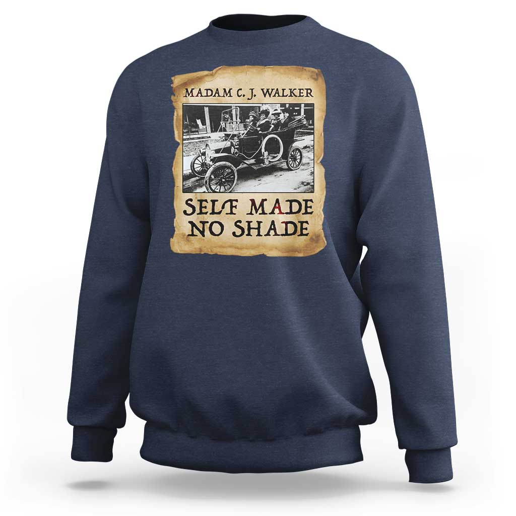 Madam CJ Walker Self Made Millionaire Sweatshirt Strong Black Woman Leader - Wonder Print Shop