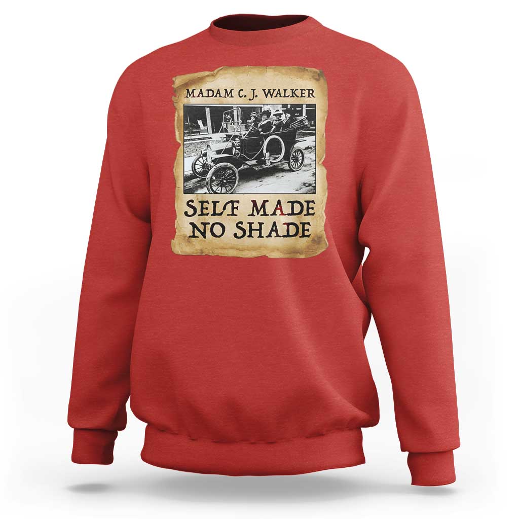 Madam CJ Walker Self Made Millionaire Sweatshirt Strong Black Woman Leader - Wonder Print Shop