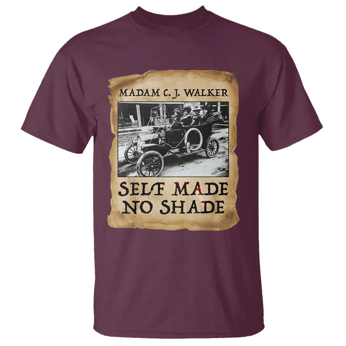 Madam CJ Walker Self Made Millionaire T Shirt Strong Black Woman Leader - Wonder Print Shop