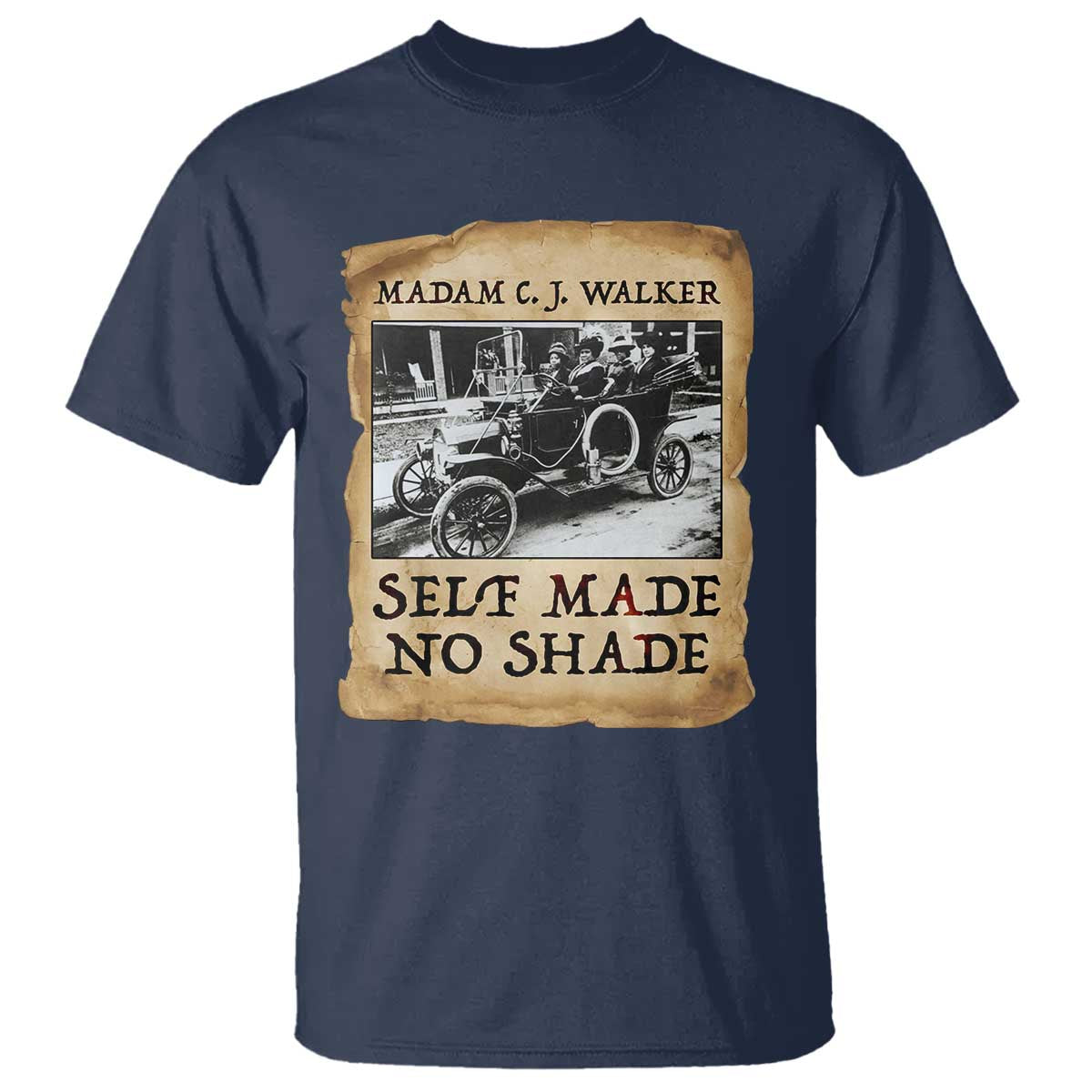 Madam CJ Walker Self Made Millionaire T Shirt Strong Black Woman Leader - Wonder Print Shop