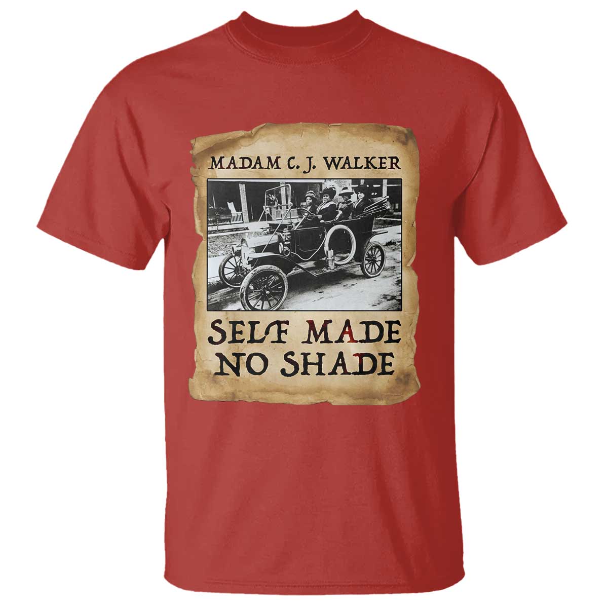 Madam CJ Walker Self Made Millionaire T Shirt Strong Black Woman Leader - Wonder Print Shop