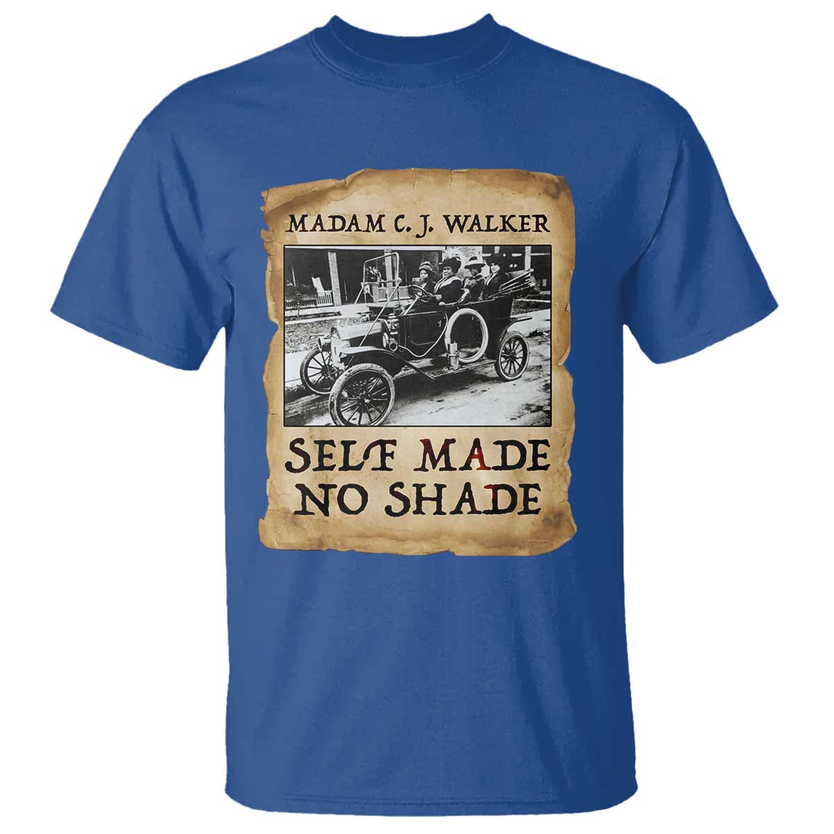 Madam CJ Walker Self Made Millionaire T Shirt Strong Black Woman Leader - Wonder Print Shop