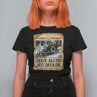 Madam CJ Walker Self Made Millionaire T Shirt For Women Strong Black Woman Leader - Wonder Print Shop