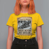 Madam CJ Walker Self Made Millionaire T Shirt For Women Strong Black Woman Leader - Wonder Print Shop