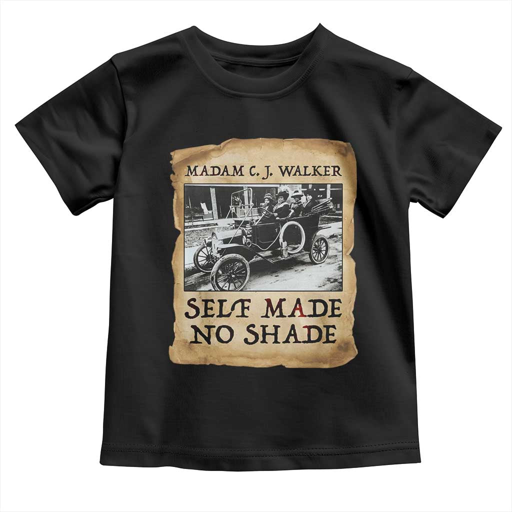 Madam CJ Walker Self Made Millionaire Toddler T Shirt Strong Black Woman Leader - Wonder Print Shop