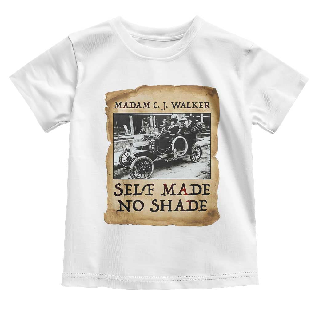 Madam CJ Walker Self Made Millionaire Toddler T Shirt Strong Black Woman Leader - Wonder Print Shop