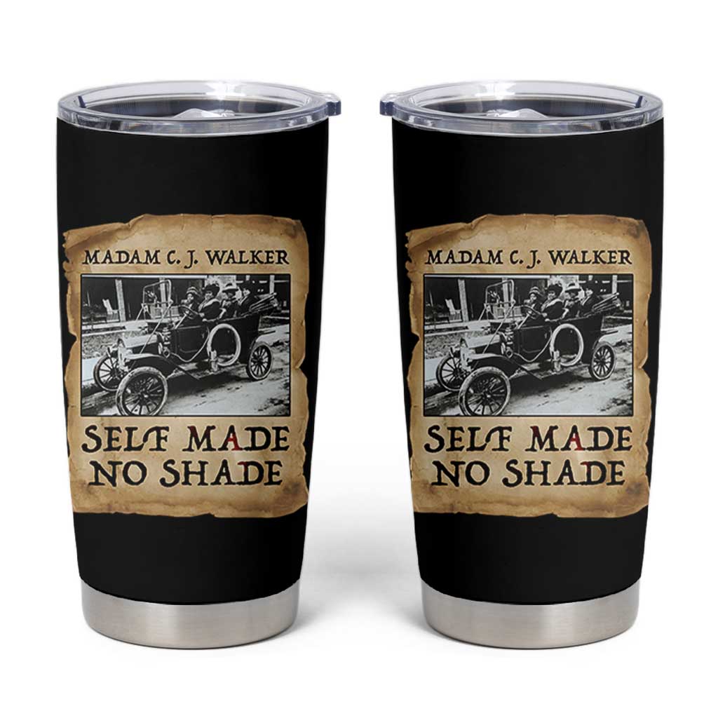 Madam CJ Walker Self Made Millionaire Tumbler Cup Strong Black Woman Leader - Wonder Print Shop